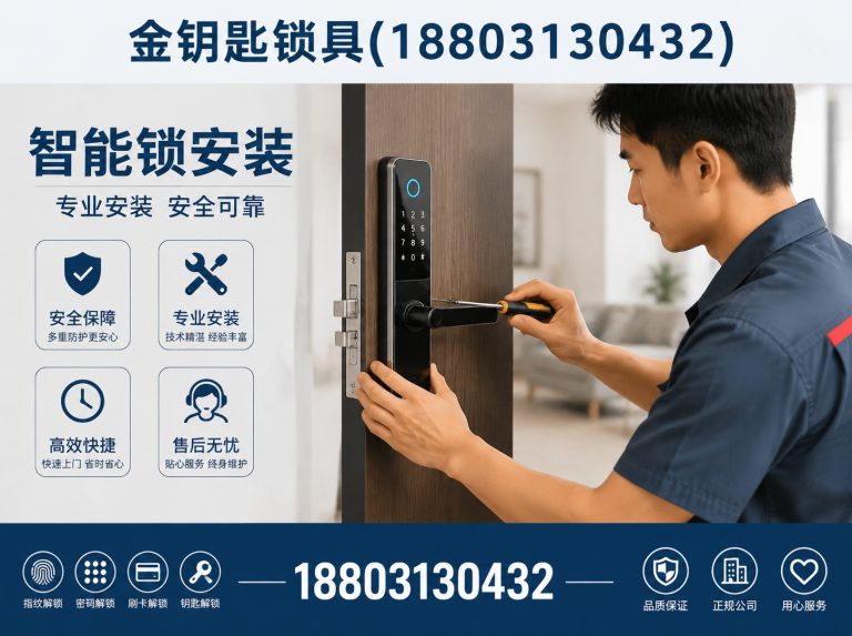 张家口市察北管理区金钥匙锁具展示图